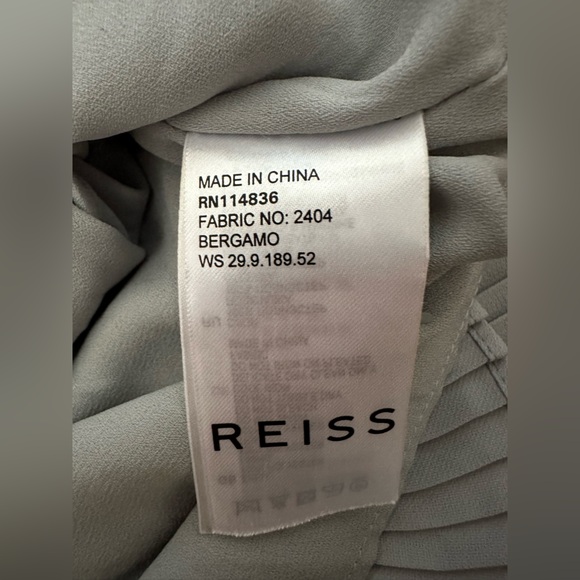 Reiss Bergamo pleated dress sz 6 - Picture 14 of 15